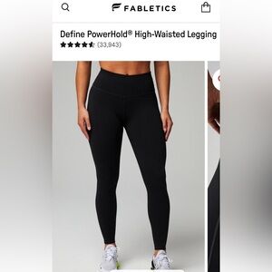 Fabletics Define High-Waisted Leggings-Medium Tall